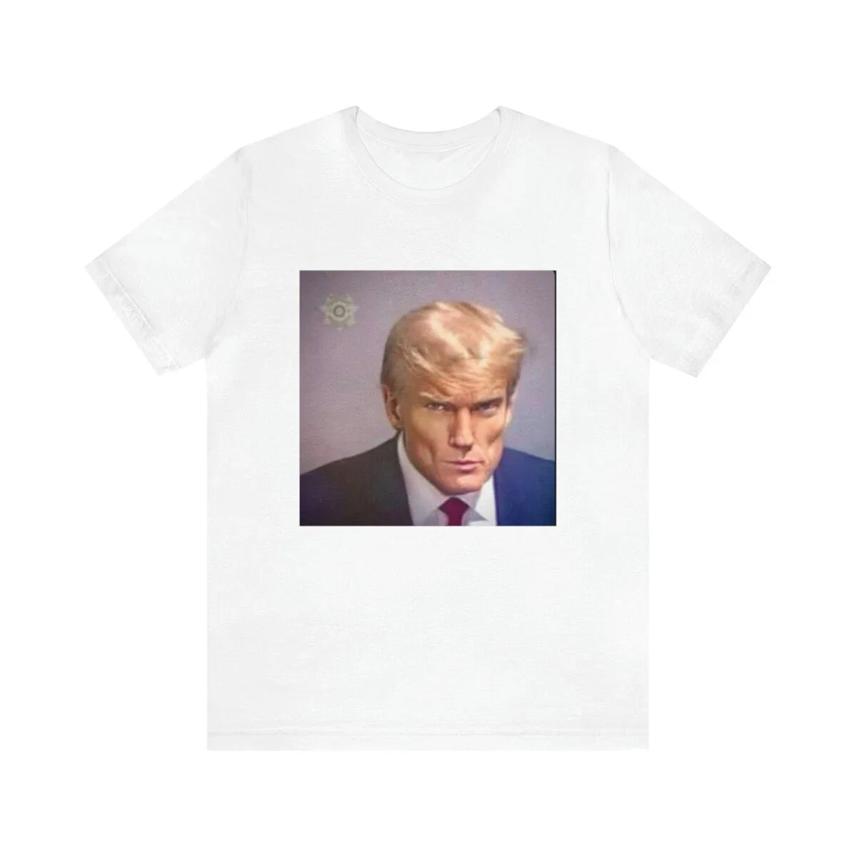 Handsome Trump - Fulton Jail Mugshot Meme Unisex T-shirt, Sweatshirt, Hoodie, Long Sleeve Tee - T-Shirt, Sweatshirt, Hoodie