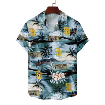 San Diego Padres Coastal Classic Hawaiian Shirt Unisex T-shirt, Sweatshirt, Hoodie, Long Sleeve Tee - T-Shirt, Sweatshirt, Hoodie