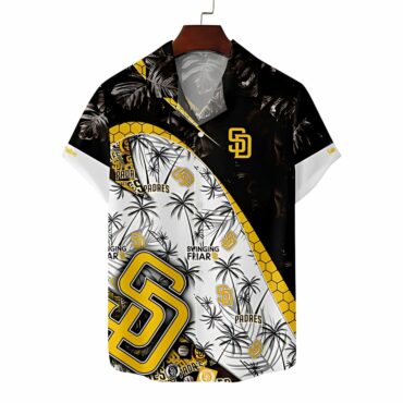 San Diego Padres Island Fusion Hawaiian Shirt Unisex T-shirt, Sweatshirt, Hoodie, Long Sleeve Tee - T-Shirt, Sweatshirt, Hoodie