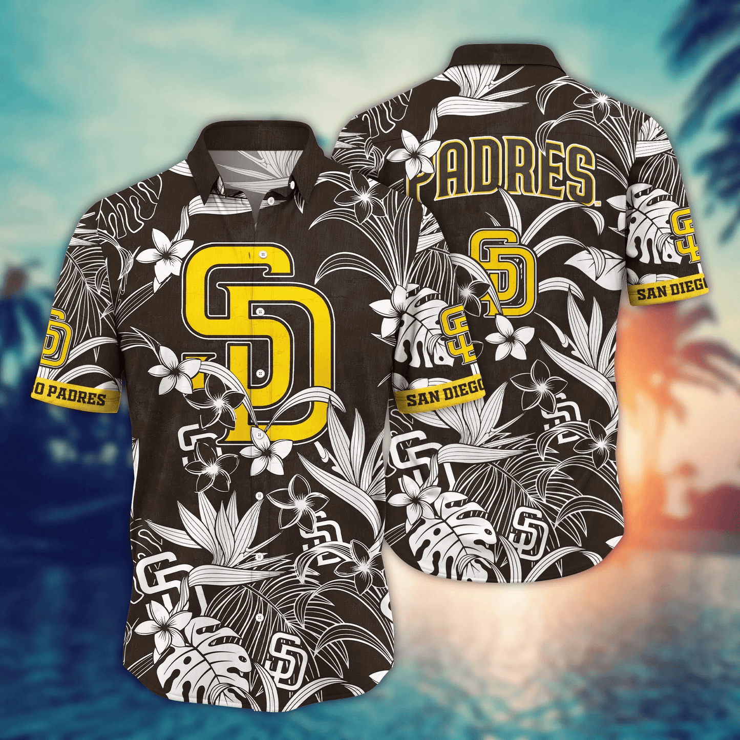 San Diego Padres MLB Hawaiian Shirt Beach Ballstime Aloha Shirt Unisex T-shirt, Sweatshirt, Hoodie, Long Sleeve Tee - T-Shirt, Sweatshirt, Hoodie