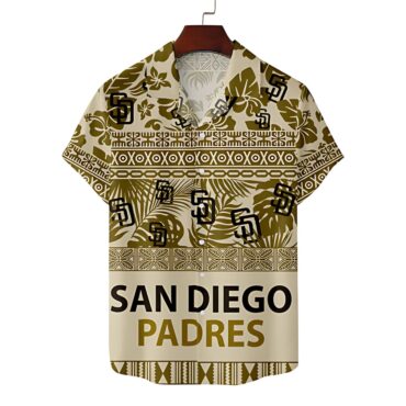 San Diego Padres Tribal Heritage Hawaiian Shirt Unisex T-shirt, Sweatshirt, Hoodie, Long Sleeve Tee - T-Shirt, Sweatshirt, Hoodie