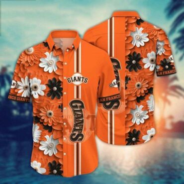 San Francisco Giants Bold Floral Hawaiian Shirt Unisex T-shirt, Sweatshirt, Hoodie, Long Sleeve Tee - T-Shirt, Sweatshirt, Hoodie