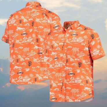 San Francisco Giants Classic Island Vibes Hawaiian Shirt Unisex T-shirt, Sweatshirt, Hoodie, Long Sleeve Tee - T-Shirt, Sweatshirt, Hoodie