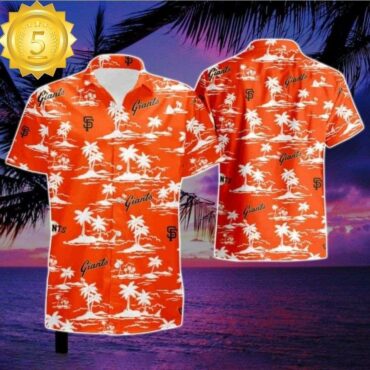 San Francisco Giants Island Palm Hawaiian Shirt Unisex T-shirt, Sweatshirt, Hoodie, Long Sleeve Tee - T-Shirt, Sweatshirt, Hoodie