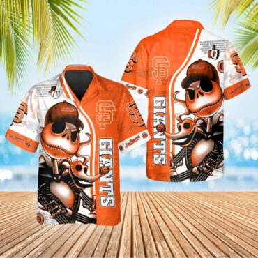 San Francisco Giants Skeleton Spirit Hawaiian Shirt Unisex T-shirt, Sweatshirt, Hoodie, Long Sleeve Tee - T-Shirt, Sweatshirt, Hoodie