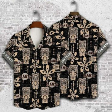 San Francisco Giants Tribal Tiki Hawaiian Shirt Unisex T-shirt, Sweatshirt, Hoodie, Long Sleeve Tee - T-Shirt, Sweatshirt, Hoodie