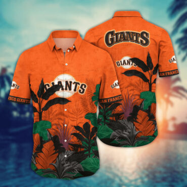 San Francisco Giants Tropical Escape Hawaiian Shirt Unisex T-shirt, Sweatshirt, Hoodie, Long Sleeve Tee - T-Shirt, Sweatshirt, Hoodie
