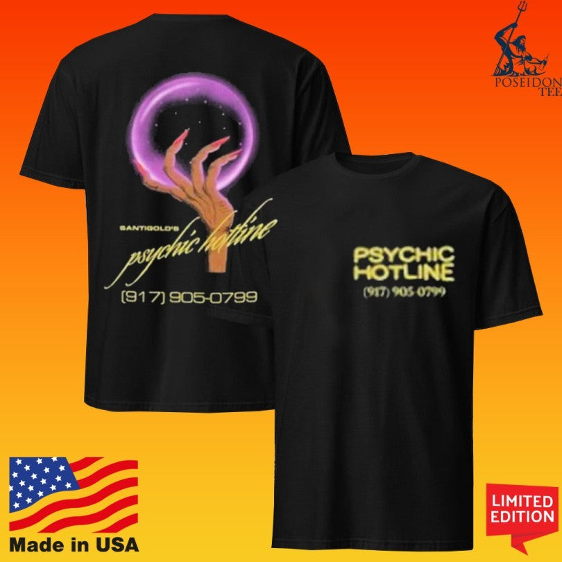 Santigold Santigold Psychic Hotline T-shirt Unisex T-shirt, Sweatshirt, Hoodie, Long Sleeve Tee - T-Shirt, Sweatshirt, Hoodie