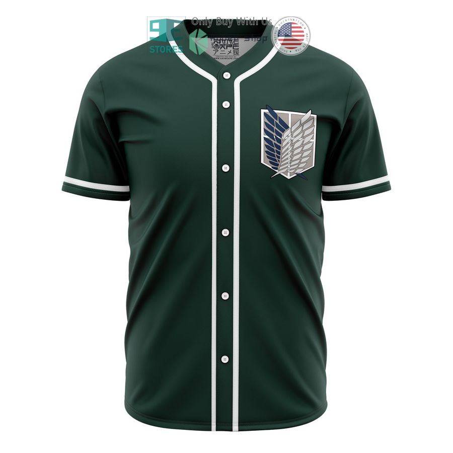 BEST Scouting Regiment Attack on Titan Baseball Jersey Unisex T-shirt, Sweatshirt, Hoodie, Long Sleeve Tee - T-Shirt, Sweatshirt, Hoodie