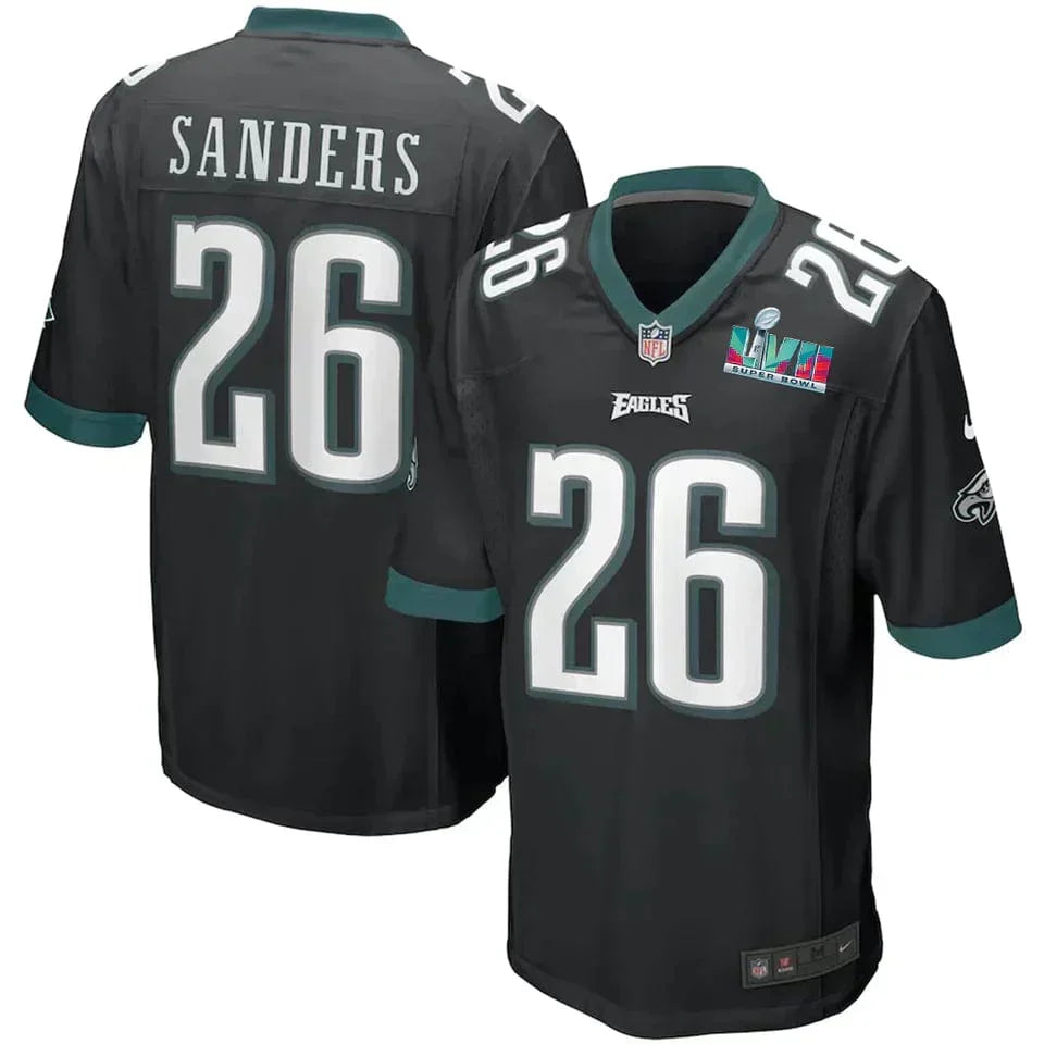 Miles Sanders Philadelphia Eagles Super Bowl Jersey football jersey product view 1