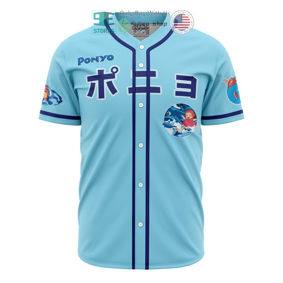 BEST Sea Creatures Ponyo Studio Ghibli Baseball Jersey Unisex T-shirt, Sweatshirt, Hoodie, Long Sleeve Tee - T-Shirt, Sweatshirt, Hoodie