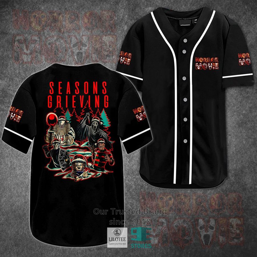 Season Grieving Horror Movie Baseball Jersey Unisex T-shirt, Sweatshirt, Hoodie, Long Sleeve Tee - T-Shirt, Sweatshirt, Hoodie
