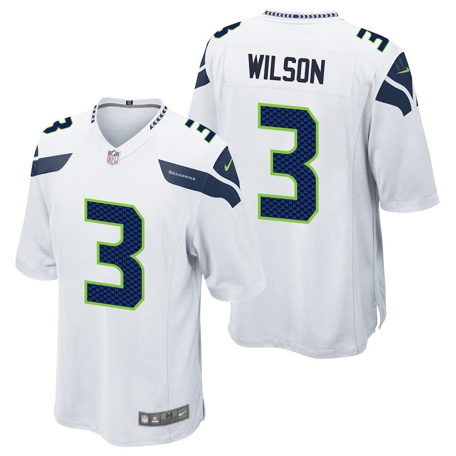 Russell Wilson Seattle Seahawks Jersey football jersey product view 1