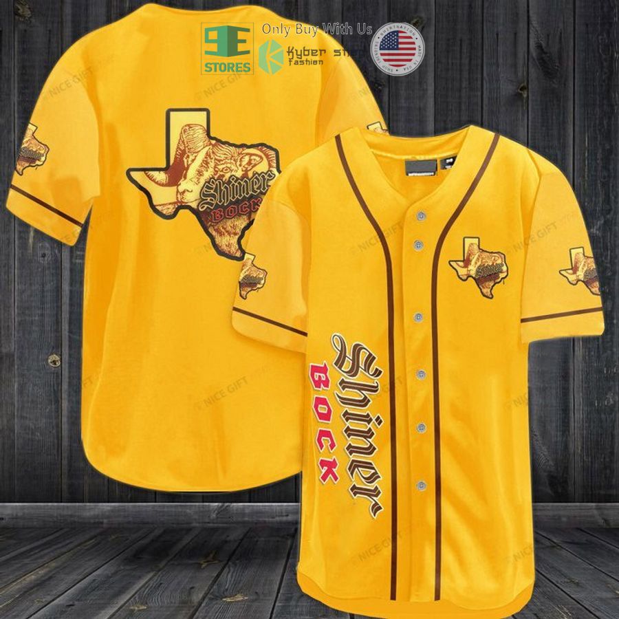 BEST Shiner Bock logo Baseball Jersey Unisex T-shirt, Sweatshirt, Hoodie, Long Sleeve Tee - T-Shirt, Sweatshirt, Hoodie