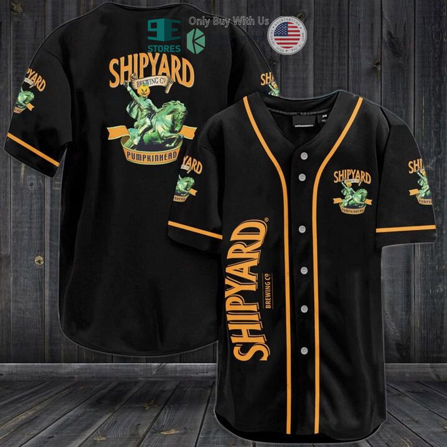 BEST Shipyard Brew Company black Baseball Jersey Unisex T-shirt, Sweatshirt, Hoodie, Long Sleeve Tee - T-Shirt, Sweatshirt, Hoodie