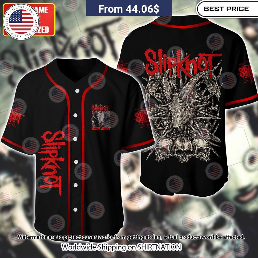 Slipknot Baseball Jersey Unisex T-shirt, Sweatshirt, Hoodie, Long Sleeve Tee - T-Shirt, Sweatshirt, Hoodie