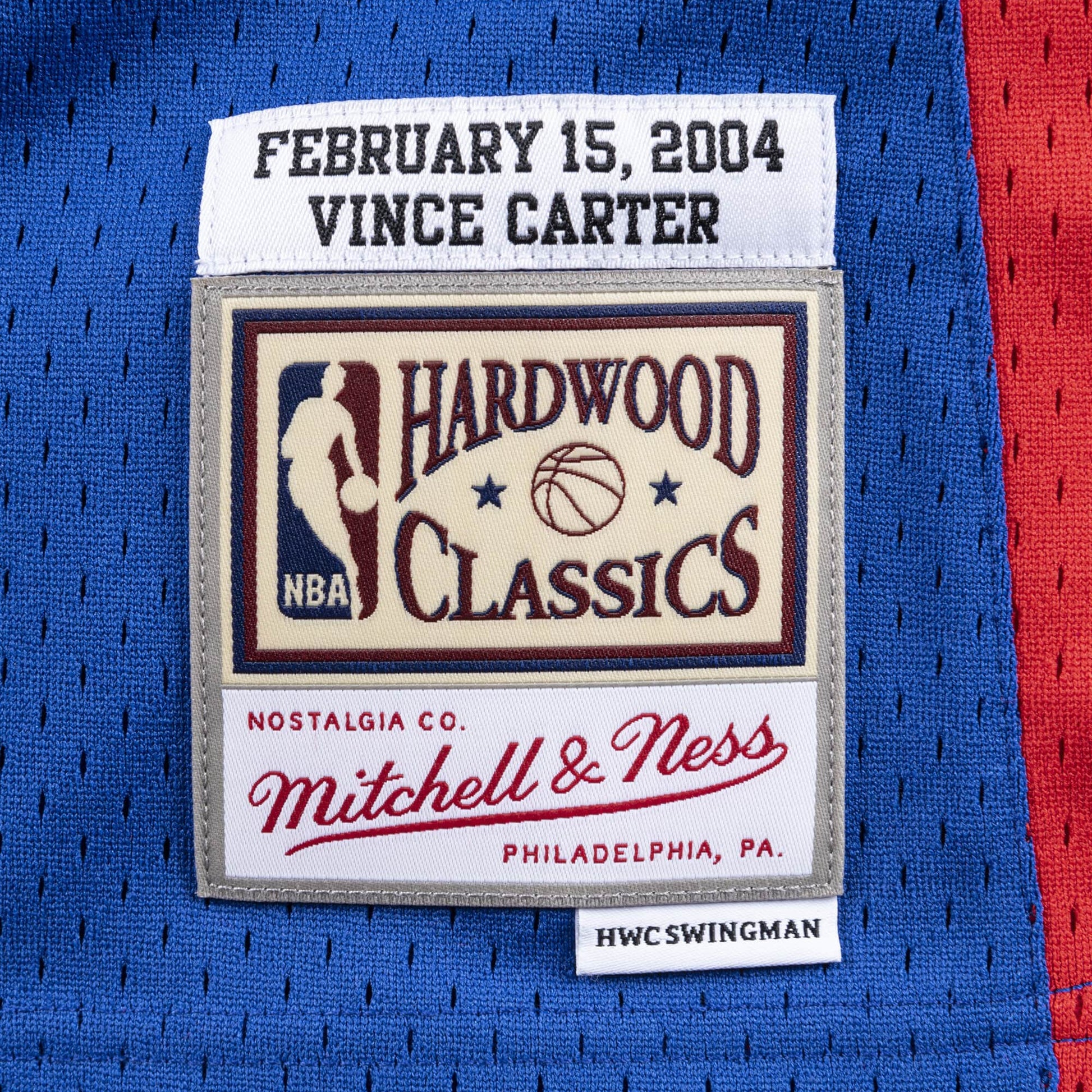 Vince Carter All-Star East 2004-05 Jersey sports jersey product view 3