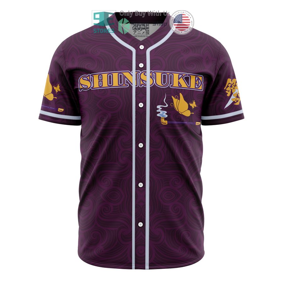 BEST Smokin Shinsuke Gintama Baseball Jersey Unisex T-shirt, Sweatshirt, Hoodie, Long Sleeve Tee - T-Shirt, Sweatshirt, Hoodie