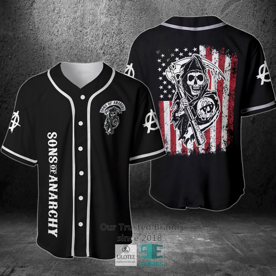 Sons Of Anarchy Baseball Jersey Unisex T-shirt, Sweatshirt, Hoodie, Long Sleeve Tee - T-Shirt, Sweatshirt, Hoodie