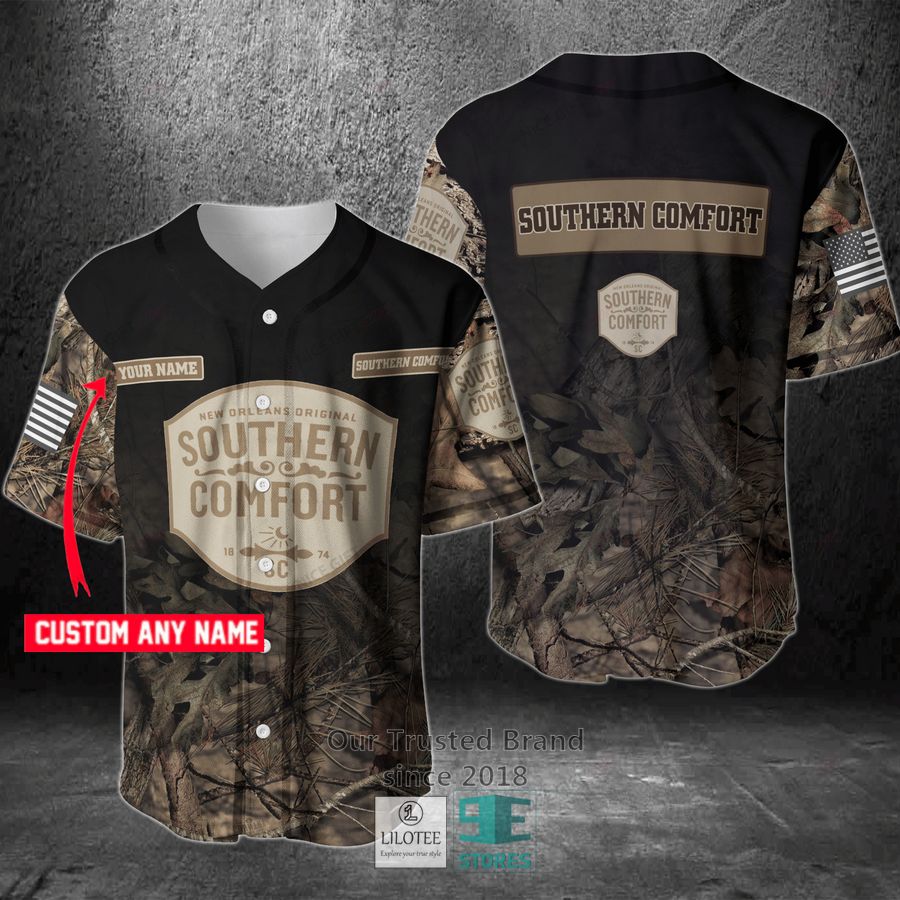 Southern Comfort Your Name Hunting Baseball Jersey Unisex T-shirt, Sweatshirt, Hoodie, Long Sleeve Tee - T-Shirt, Sweatshirt, Hoodie