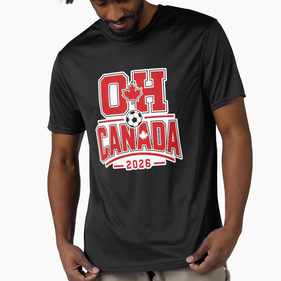 Canada 2026 Soccer Fan Design by RedCircleArt Unisex T-shirt, Sweatshirt, Hoodie, Long Sleeve Tee - T-Shirt, Sweatshirt, Hoodie