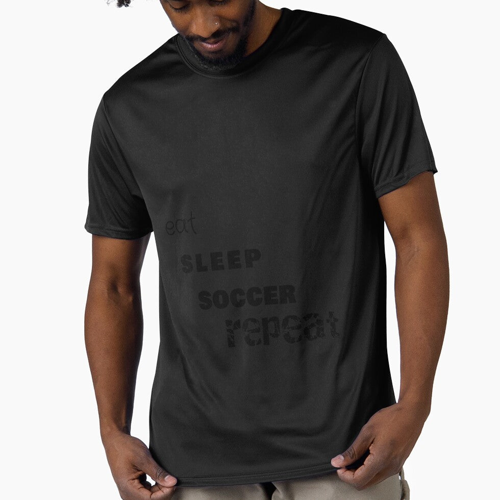 eat sleep soccer repeat by falconaro Unisex T-shirt, Sweatshirt, Hoodie, Long Sleeve Tee - T-Shirt, Sweatshirt, Hoodie