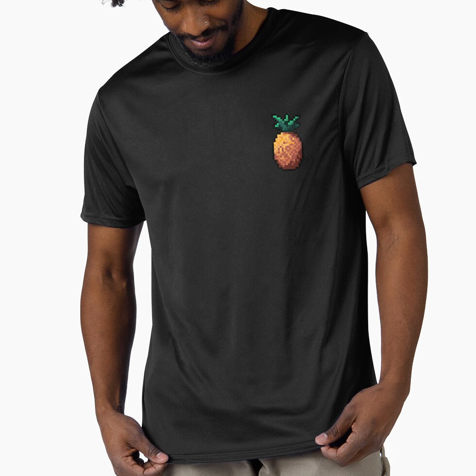Pixel Pineapple - pixel food art by LittleFoodShop Unisex T-shirt, Sweatshirt, Hoodie, Long Sleeve Tee - T-Shirt, Sweatshirt, Hoodie