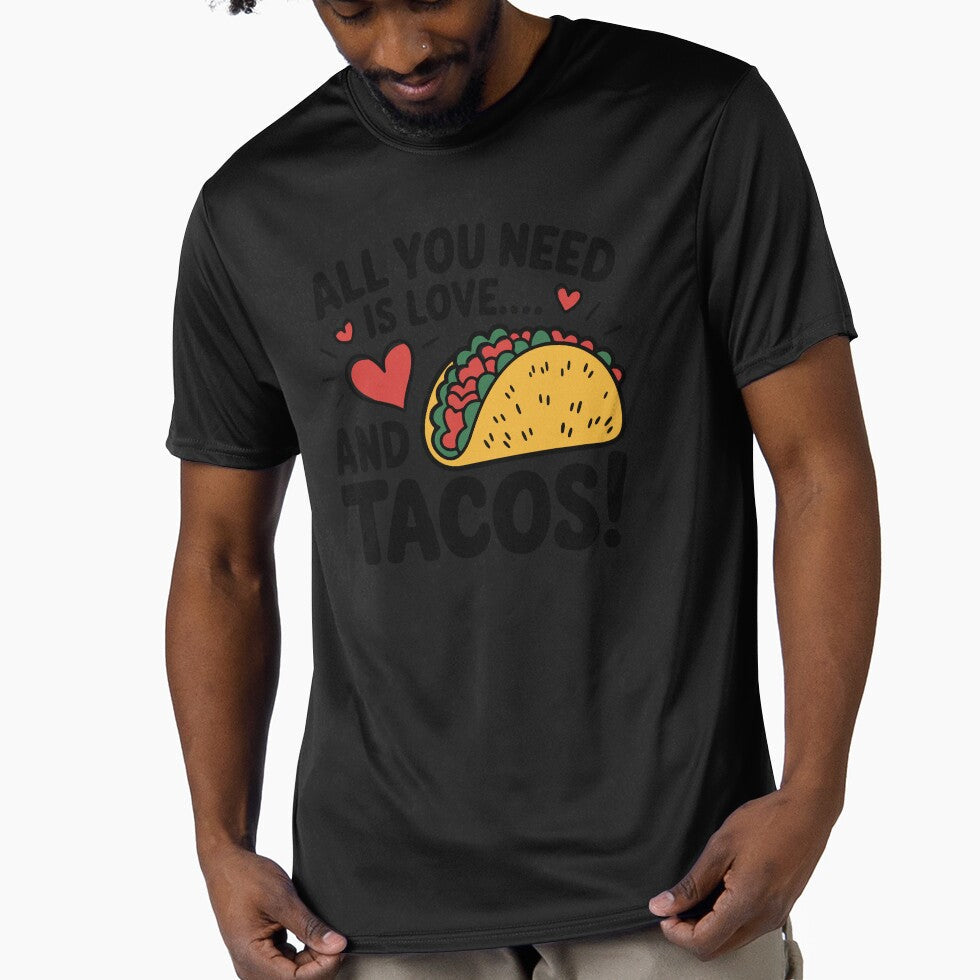 Taco with a funny inscription by MaggiLars Unisex T-shirt, Sweatshirt, Hoodie, Long Sleeve Tee - T-Shirt, Sweatshirt, Hoodie