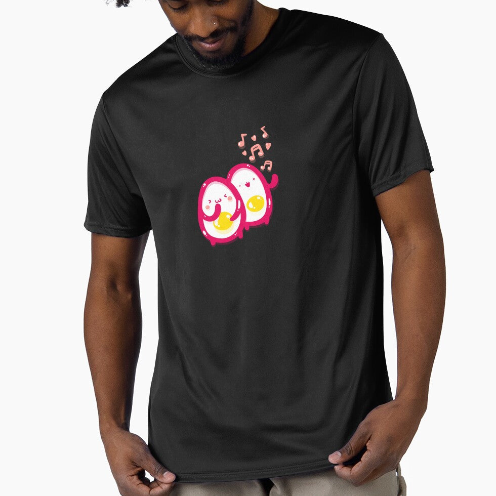 Eggously Love Song | Kawaii Singing Duet by eggously Unisex T-shirt, Sweatshirt, Hoodie, Long Sleeve Tee - T-Shirt, Sweatshirt, Hoodie
