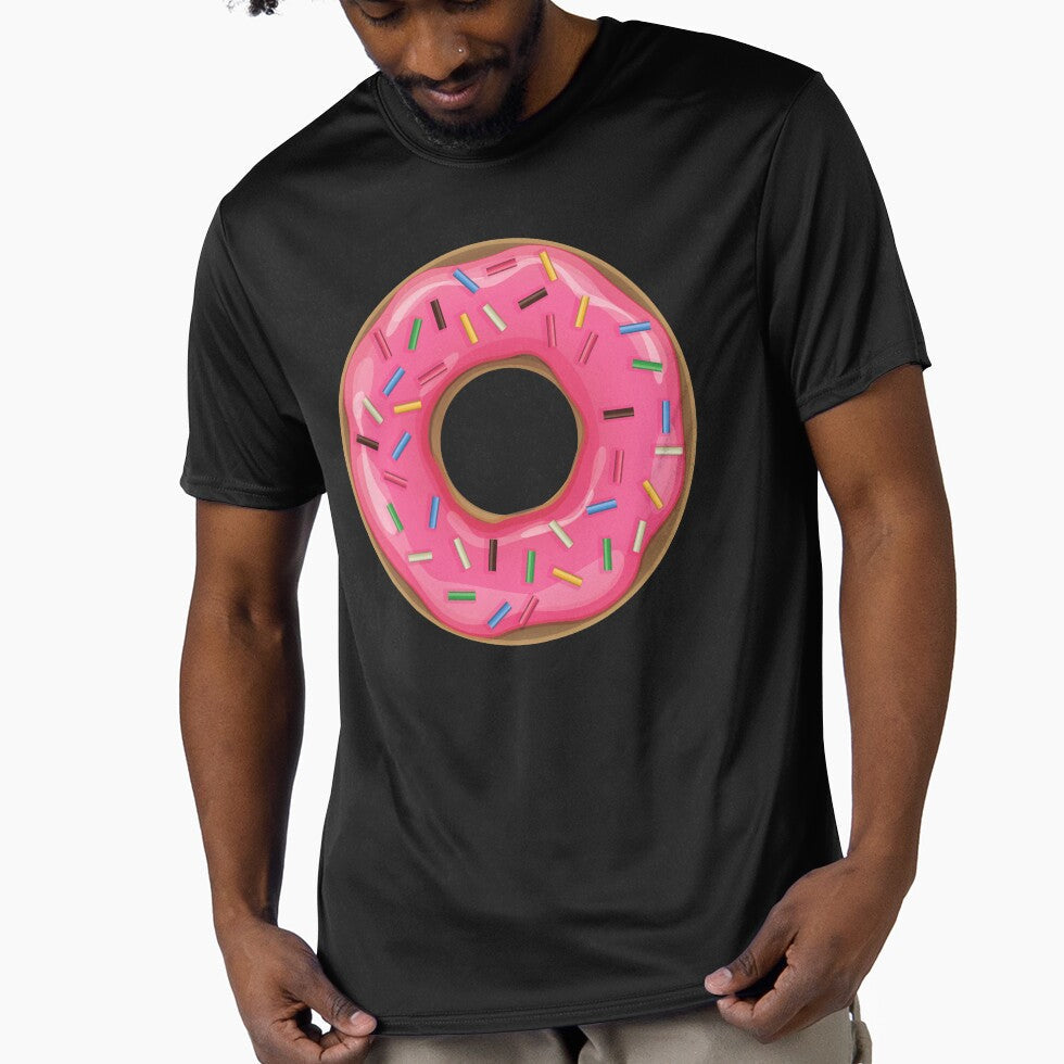 Pink strawberry Donut by OneTimeEngineer Unisex T-shirt, Sweatshirt, Hoodie, Long Sleeve Tee - T-Shirt, Sweatshirt, Hoodie