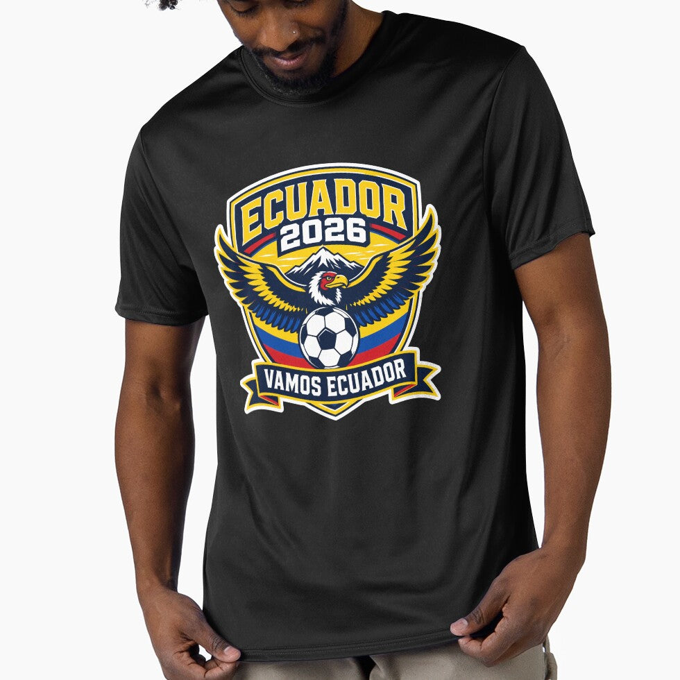 Ecuador 2026 Eagle Football Crest by RedCircleArt Unisex T-shirt, Sweatshirt, Hoodie, Long Sleeve Tee - T-Shirt, Sweatshirt, Hoodie