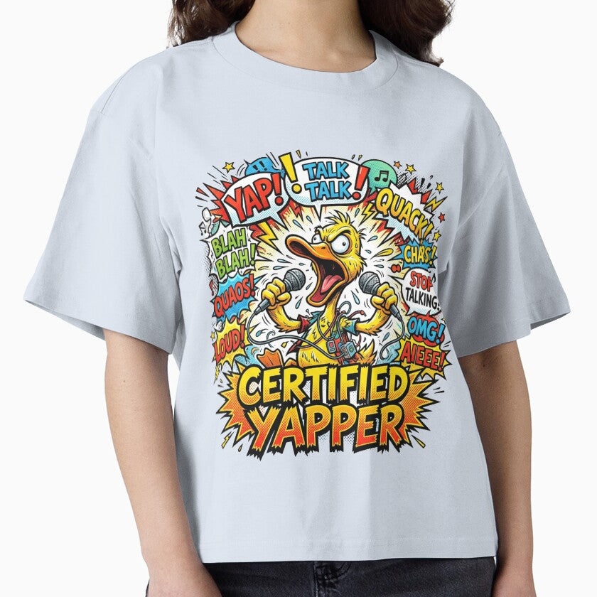 CERTIFIED YAPPER by MEME DISTRICT Unisex T-shirt, Sweatshirt, Hoodie, Long Sleeve Tee - T-Shirt, Sweatshirt, Hoodie