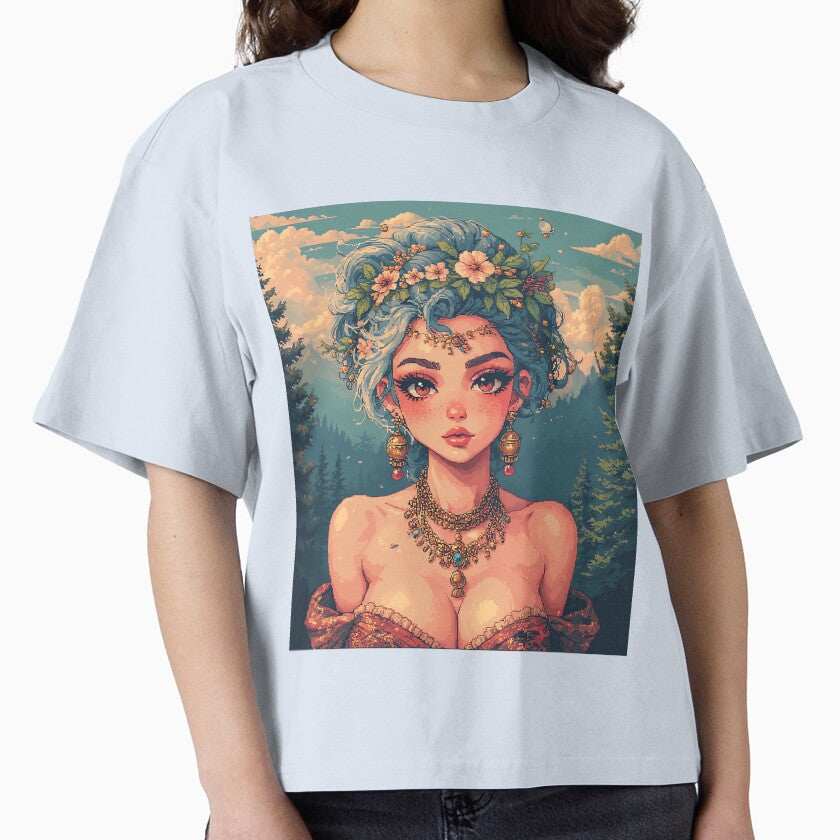 retro pixel Beautiful and Gorgeous girl by pexoboy Unisex T-shirt, Sweatshirt, Hoodie, Long Sleeve Tee - T-Shirt, Sweatshirt, Hoodie