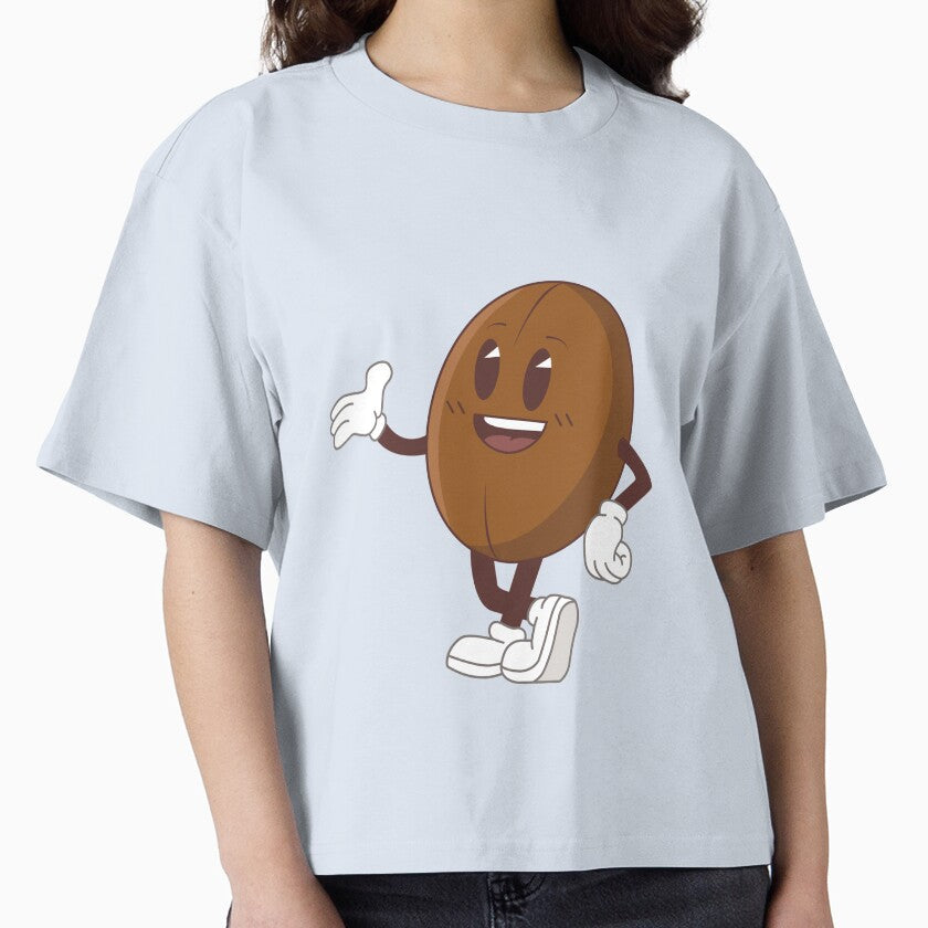 Smiling Coffee Bean by Ira Hosluliak Unisex T-shirt, Sweatshirt, Hoodie, Long Sleeve Tee - T-Shirt, Sweatshirt, Hoodie