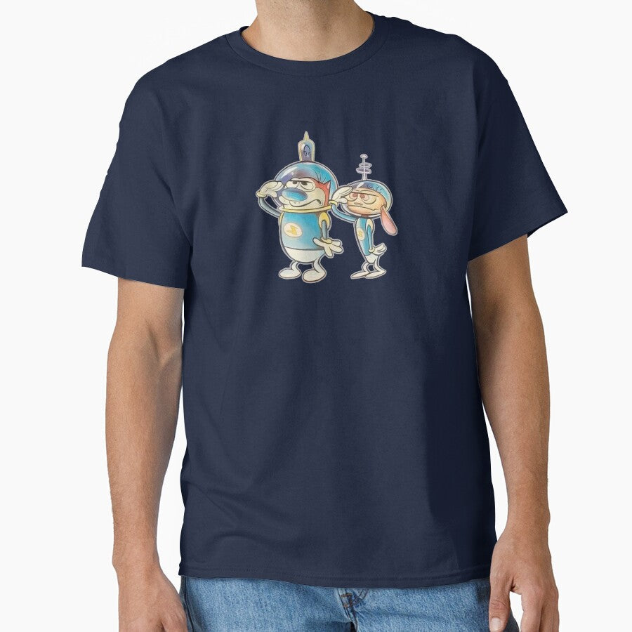 Ren and Stimpy Space Buddies by savesarah Unisex T-shirt, Sweatshirt, Hoodie, Long Sleeve Tee - T-Shirt, Sweatshirt, Hoodie