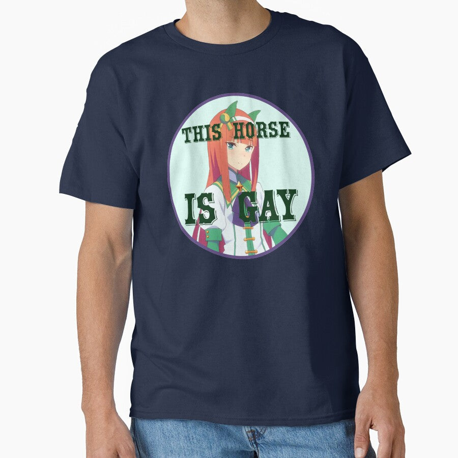 Silence Suzuka is gay by blue-jay-art Unisex T-shirt, Sweatshirt, Hoodie, Long Sleeve Tee - T-Shirt, Sweatshirt, Hoodie