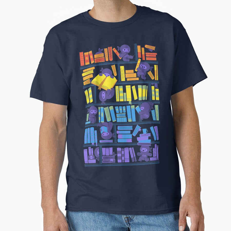 Library Ninja by TaylorRoss1 Unisex T-shirt, Sweatshirt, Hoodie, Long Sleeve Tee - T-Shirt, Sweatshirt, Hoodie