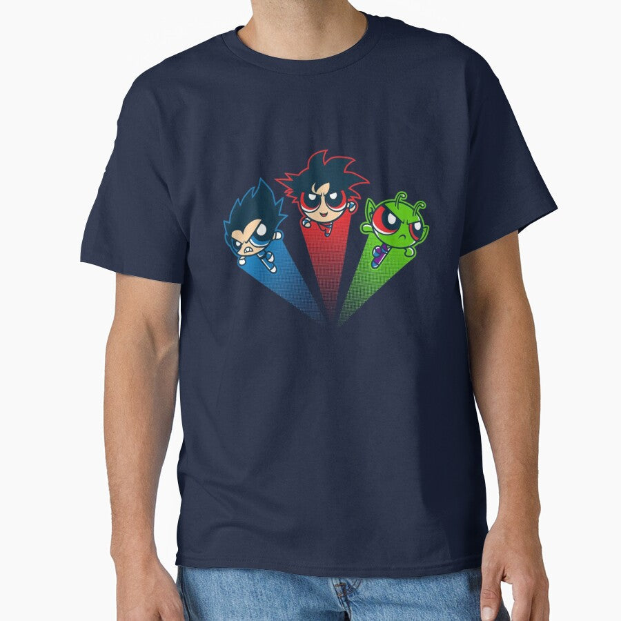 Super Saiyan Powerpuff Fighters by moamaxshop Unisex T-shirt, Sweatshirt, Hoodie, Long Sleeve Tee - T-Shirt, Sweatshirt, Hoodie