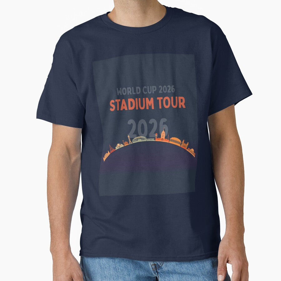 World Cup Stadium Tour All 16 Hosts Cities by PitchPixel Unisex T-shirt, Sweatshirt, Hoodie, Long Sleeve Tee - T-Shirt, Sweatshirt, Hoodie