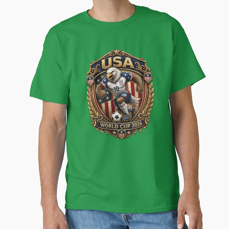 USA Football Crest by ORIGIN Premium Wear Unisex T-shirt, Sweatshirt, Hoodie, Long Sleeve Tee - T-Shirt, Sweatshirt, Hoodie