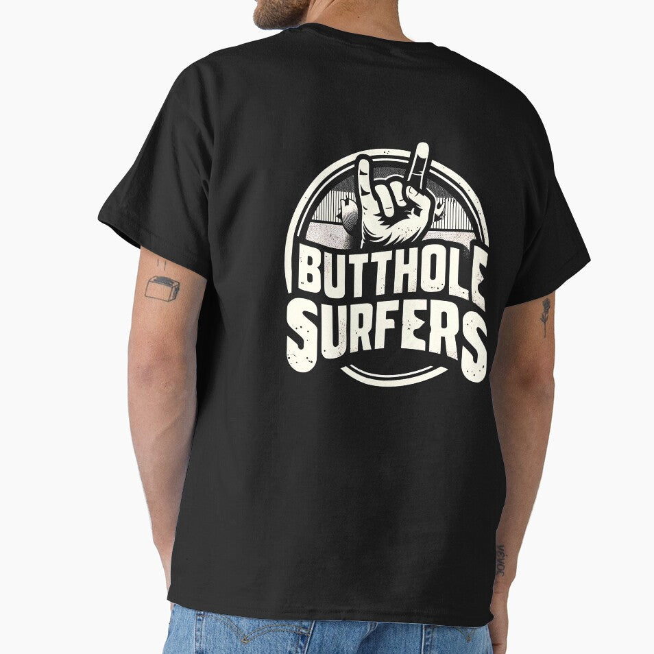 Butthole Surfers Logo by Sovietmovies Unisex T-shirt, Sweatshirt, Hoodie, Long Sleeve Tee - T-Shirt, Sweatshirt, Hoodie