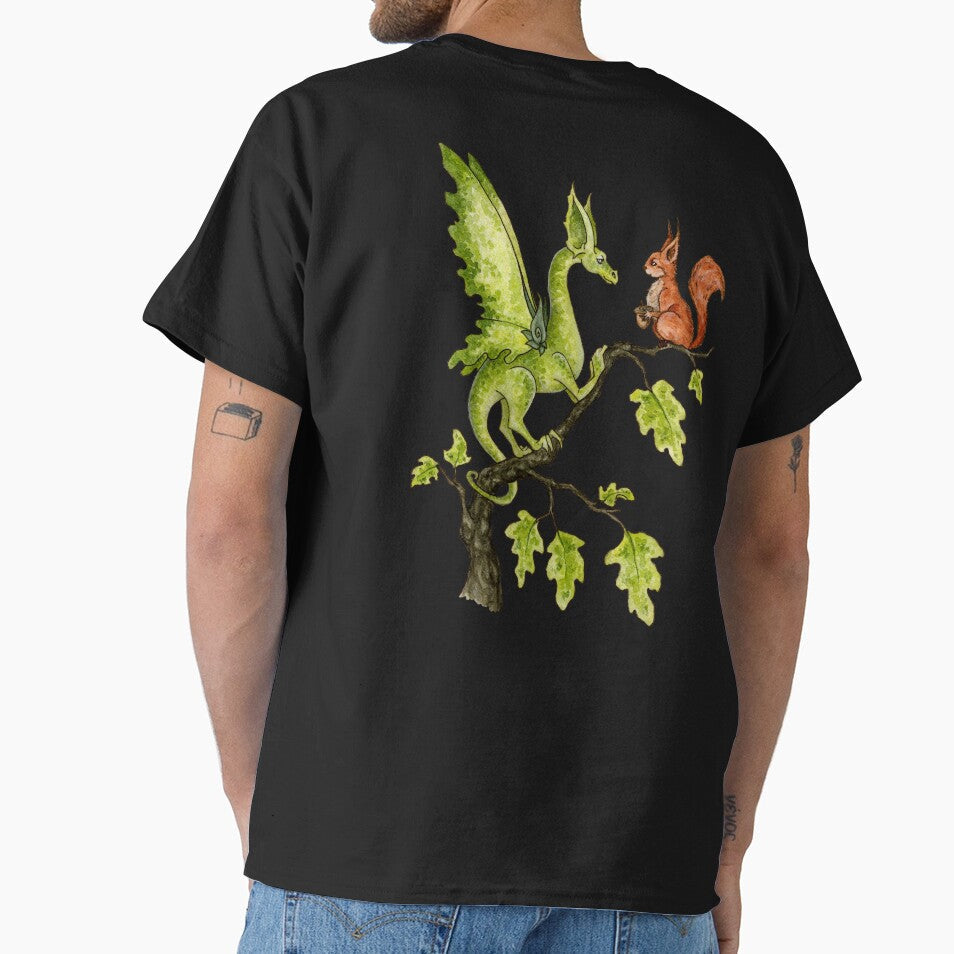 Oak Tree Encounter by AmyBrownArt Unisex T-shirt, Sweatshirt, Hoodie, Long Sleeve Tee - T-Shirt, Sweatshirt, Hoodie
