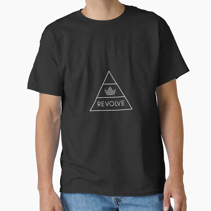 Revolve Pyramid Design  Futuristic Geometric Streetwear Minimal by Ve state official Unisex T-shirt, Sweatshirt, Hoodie, Long Sleeve Tee - T-Shirt, Sweatshirt, Hoodie