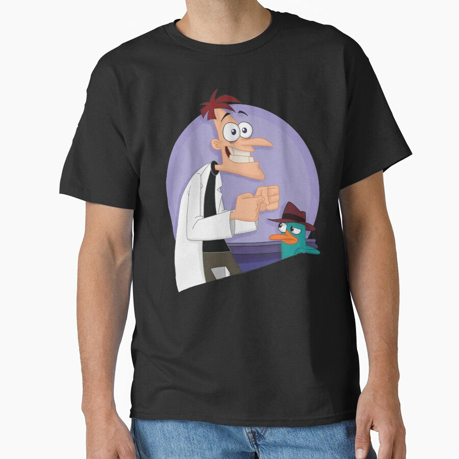 Doof and Perry by polliadesign Unisex T-shirt, Sweatshirt, Hoodie, Long Sleeve Tee - T-Shirt, Sweatshirt, Hoodie