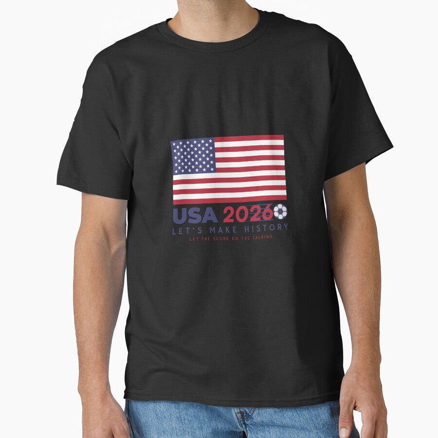 USA SOCCER T-Shirt by True Motion Apparel Unisex T-shirt, Sweatshirt, Hoodie, Long Sleeve Tee - T-Shirt, Sweatshirt, Hoodie