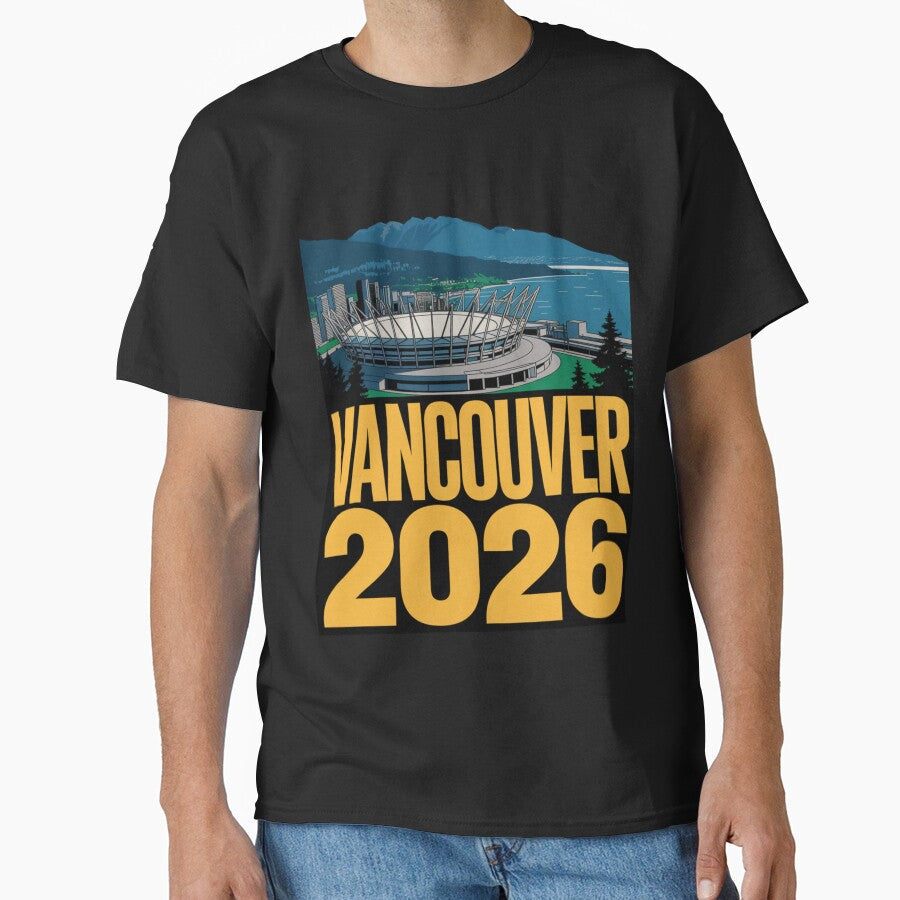 Toronto 2026 Skyline T-Shirt V12 by DarylWelsh2024 Unisex T-shirt, Sweatshirt, Hoodie, Long Sleeve Tee - T-Shirt, Sweatshirt, Hoodie