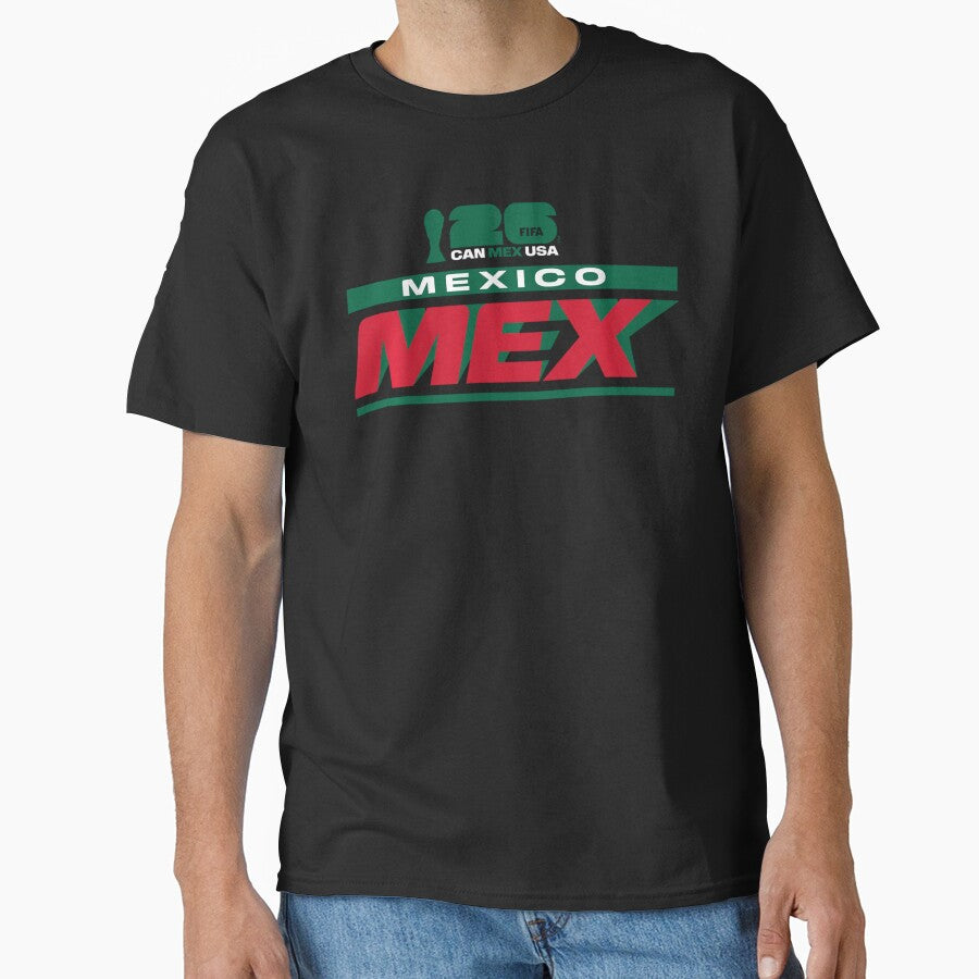 FIFA Mexico Host Poster Design Today Graphic Art by JohnCarmichael Unisex T-shirt, Sweatshirt, Hoodie, Long Sleeve Tee - T-Shirt, Sweatshirt, Hoodie