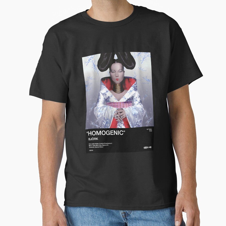 Bjork - Homogenic by Puji Designs Unisex T-shirt, Sweatshirt, Hoodie, Long Sleeve Tee - T-Shirt, Sweatshirt, Hoodie