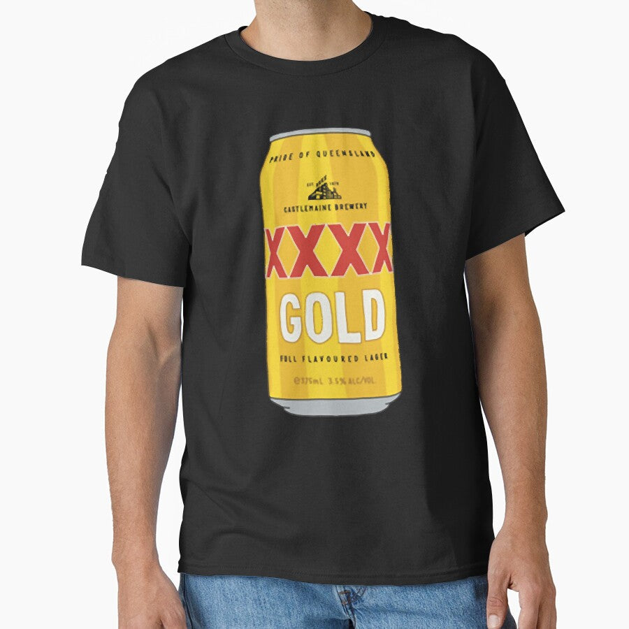 Hand-drawn XXXX Gold can by GuvaZone Unisex T-shirt, Sweatshirt, Hoodie, Long Sleeve Tee - T-Shirt, Sweatshirt, Hoodie