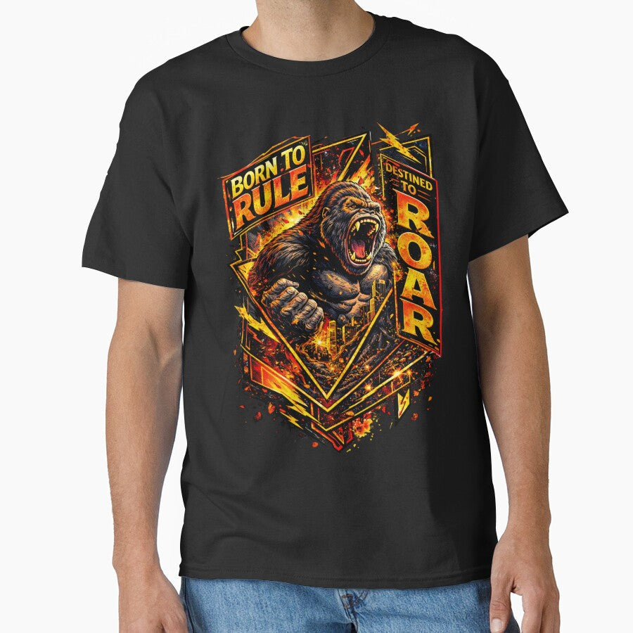 Born To Rule Destined To Roar by KLERIKSTORE Unisex T-shirt, Sweatshirt, Hoodie, Long Sleeve Tee - T-Shirt, Sweatshirt, Hoodie